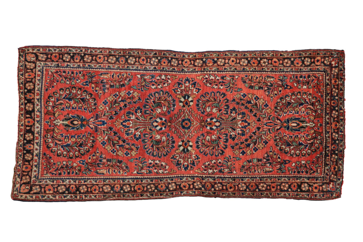 2x4.5 Vintage German Sarouk Rug Runner