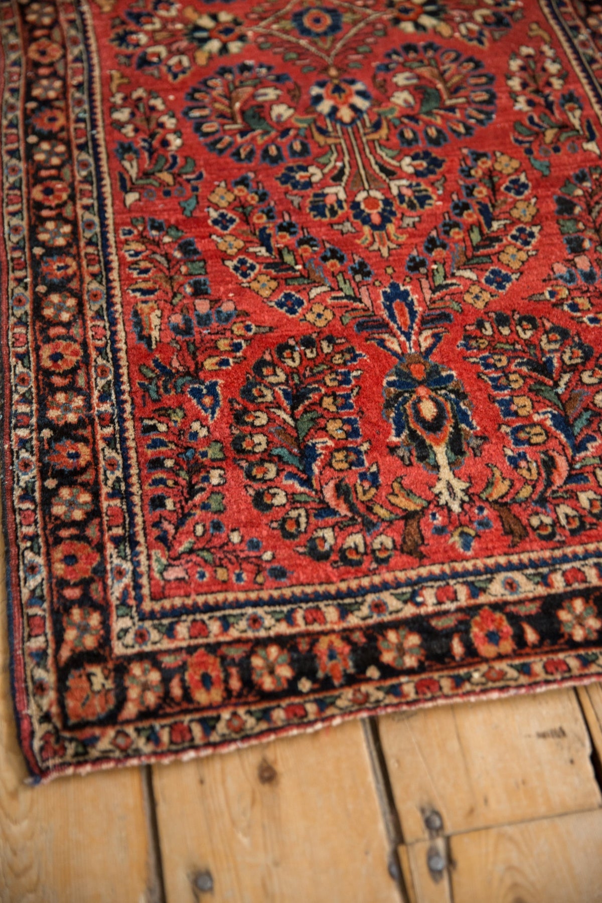 2x4.5 Vintage German Sarouk Rug Runner