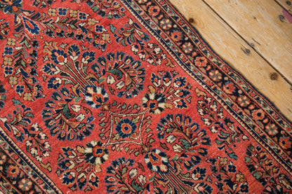 2x4.5 Vintage German Sarouk Rug Runner