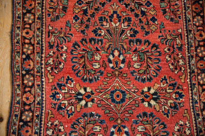 2x4.5 Vintage German Sarouk Rug Runner