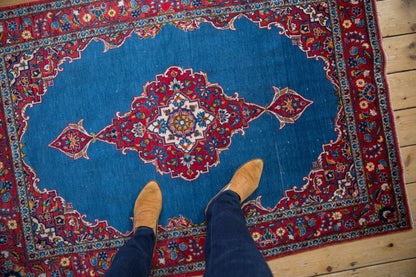3.5x5.5 Vintage Fine Kashan Rug