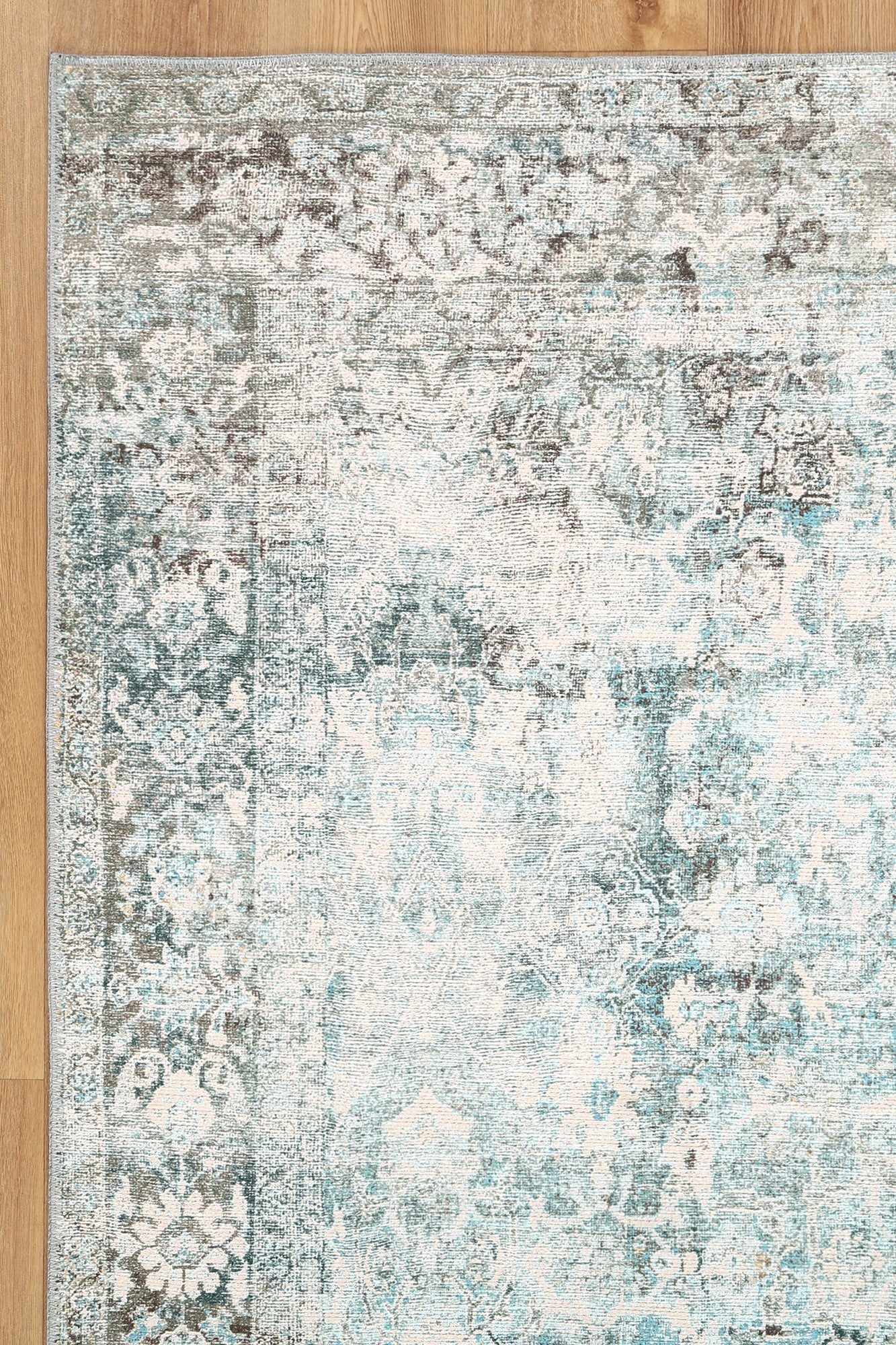 Rania Machine Washable in Blue Rug