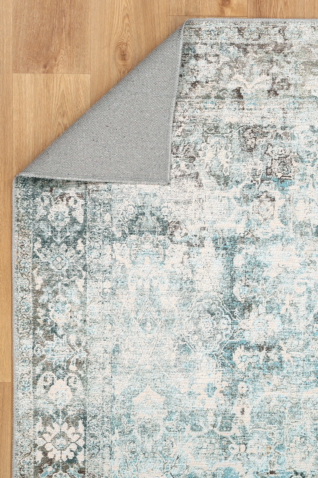 Rania Machine Washable in Blue Rug