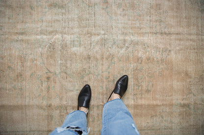 7x9.5 Vintage Distressed Oushak Carpet