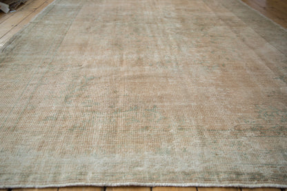 7x9.5 Vintage Distressed Oushak Carpet