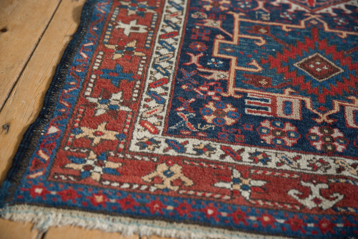 3.5x4.5 Vintage Karaja Square Rug