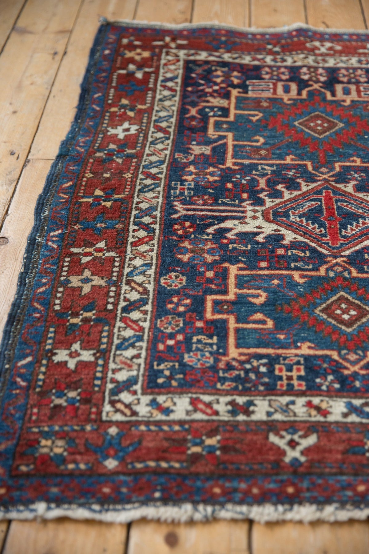 3.5x4.5 Vintage Karaja Square Rug