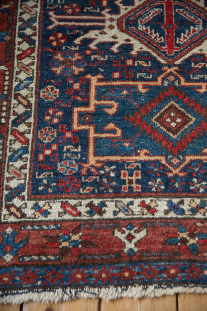 3.5x4.5 Vintage Karaja Square Rug
