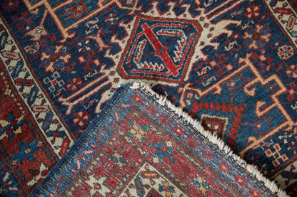 3.5x4.5 Vintage Karaja Square Rug