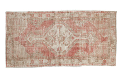 2.5x5.5 Vintage Distressed Oushak Rug Runner