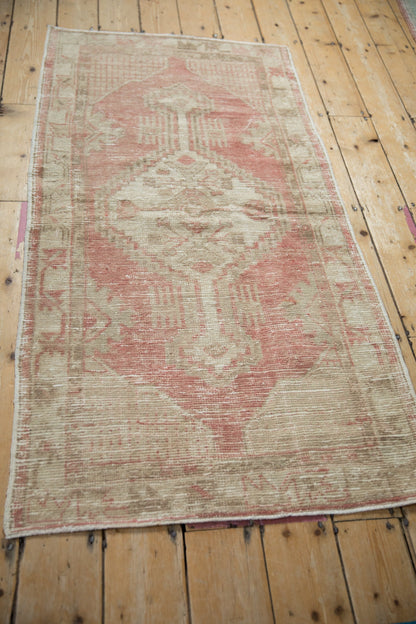 2.5x5.5 Vintage Distressed Oushak Rug Runner
