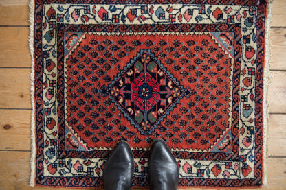 2x2.5 Vintage Engelas Square Rug Mat