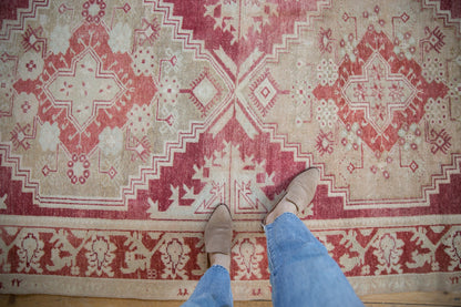 5x9 Vintage Distressed Oushak Carpet