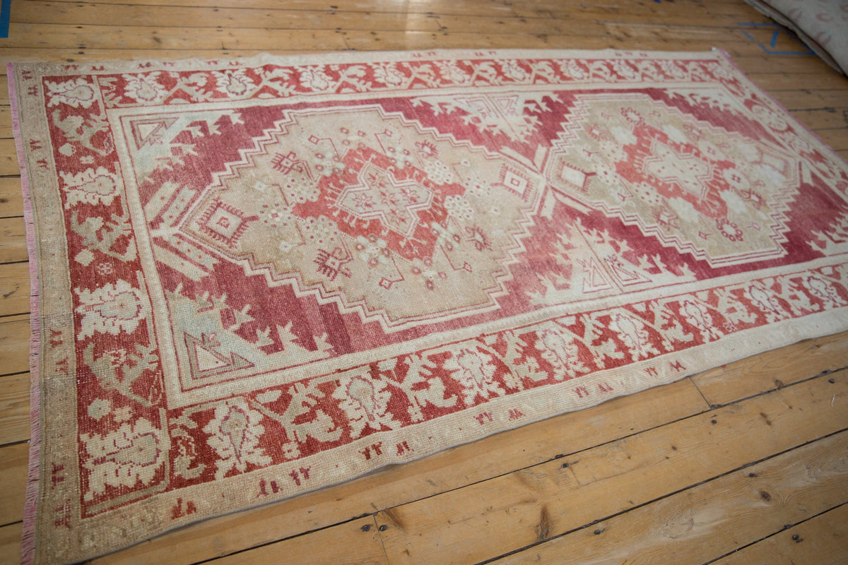 5x9 Vintage Distressed Oushak Carpet