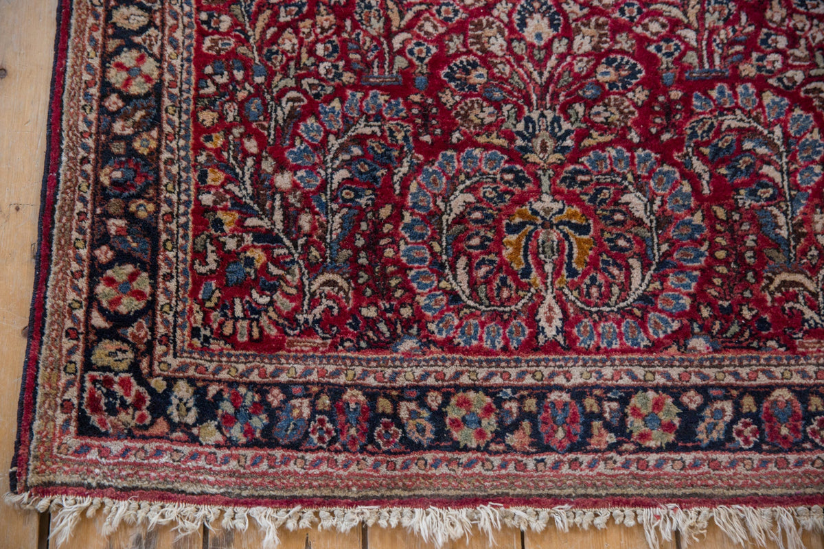 3.5x5 Vintage Sarouk Rug