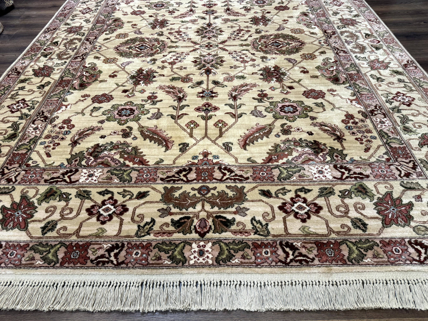 8.8 x 10.6 Karastan Agra Rug #704, Original 700 Series, Discontinued, Wool Pile, Vintage, Rare