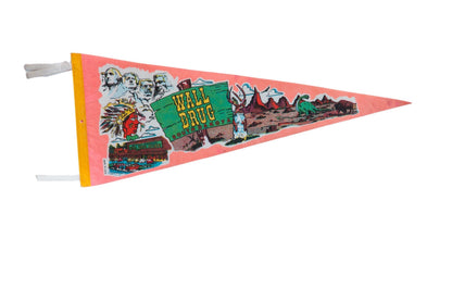 Wall Drug South Dakota Felt Flag Pennant