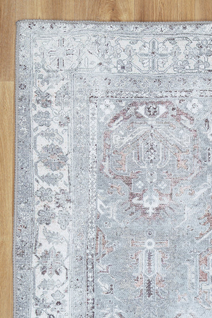 Florence Machine Washable in Grey Rug