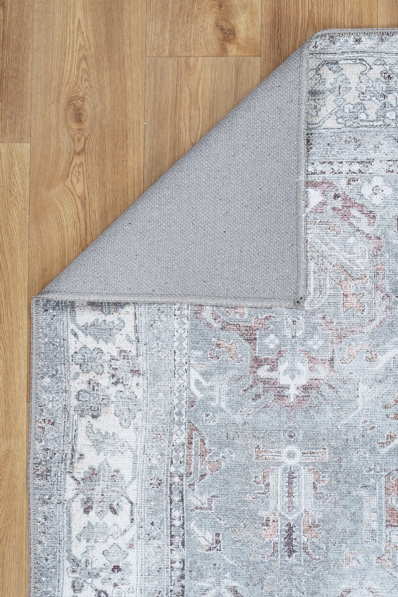 Florence Machine Washable in Grey Rug