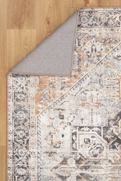 Louis Machine Washable in Beige Rug