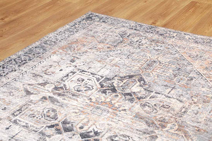 Louis Machine Washable in Beige Rug