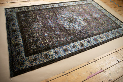 4x7 Antique Silk Kashan Rug