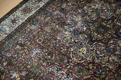 4x7 Antique Silk Kashan Rug