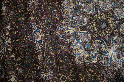 4x7 Antique Silk Kashan Rug