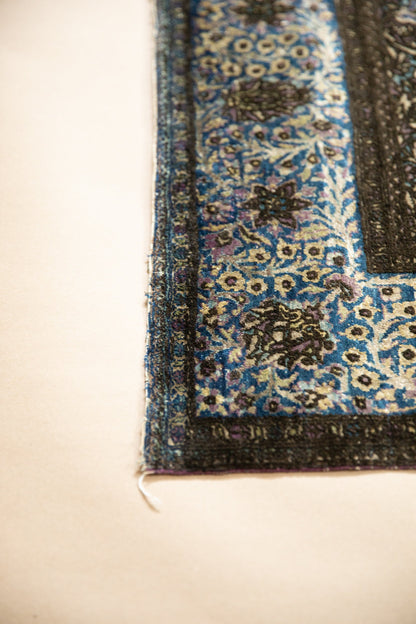 4x7 Antique Silk Kashan Rug