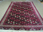 7' X 10' Antique Handmade Yamud Turkoman Wool Rug Excellent