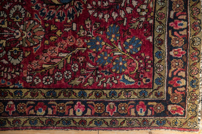 3x5 Antique German Sarouk Rug