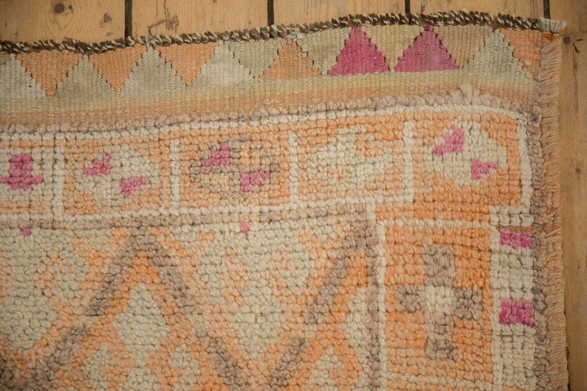 2.5x12 Vintage Distressed Kurd Rug Runner