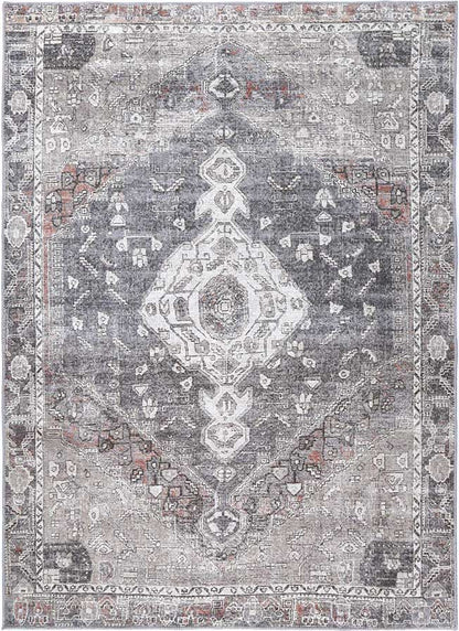 Jules Machine Washable in Grey Rug