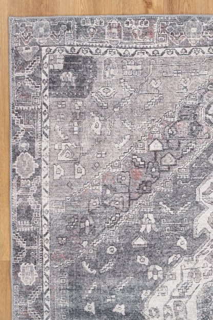 Jules Machine Washable in Grey Rug