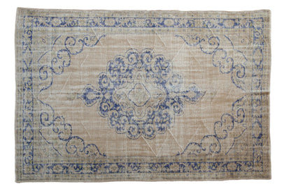 7x10 Vintage Distressed Oushak Carpet