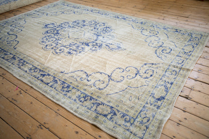 7x10 Vintage Distressed Oushak Carpet