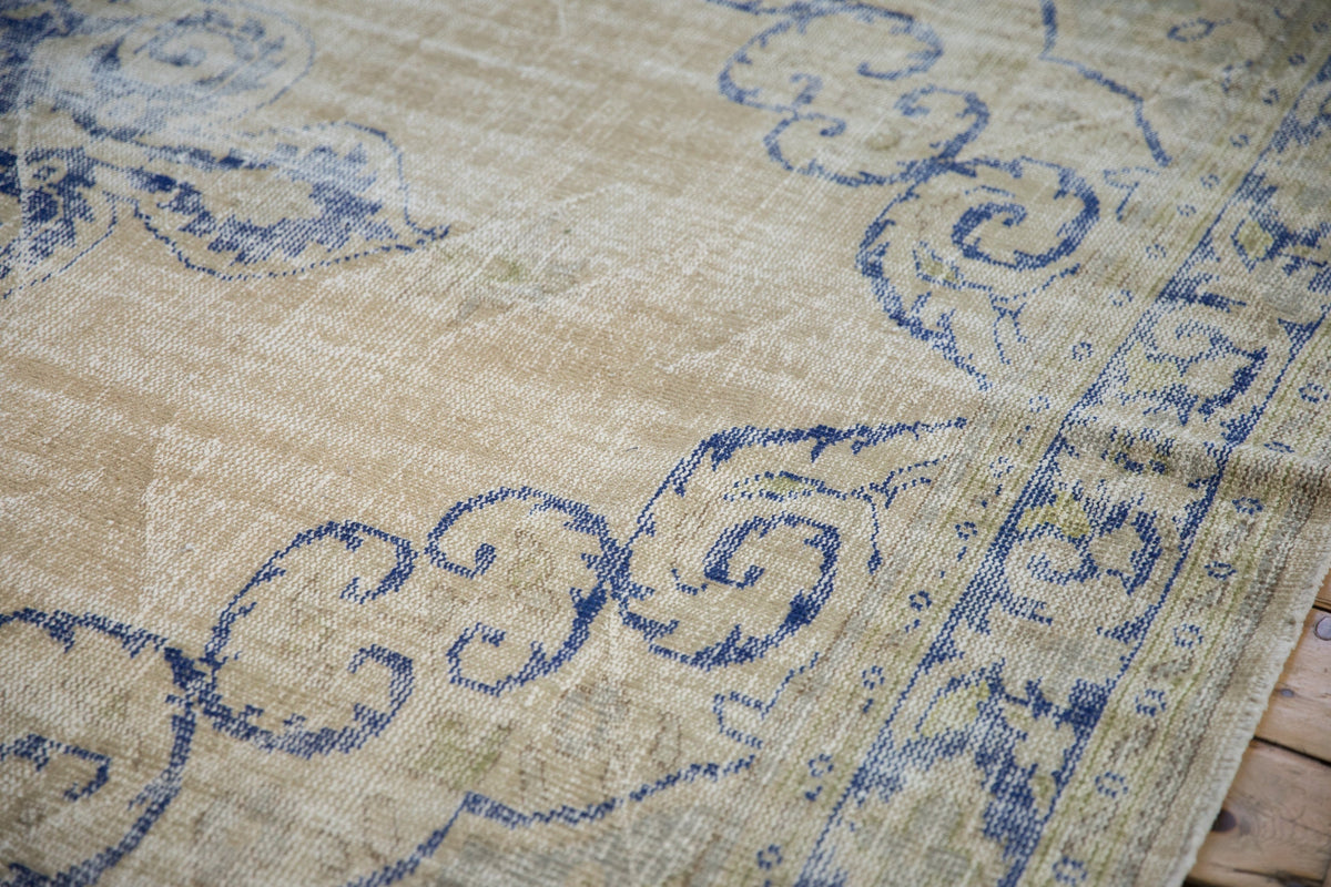 7x10 Vintage Distressed Oushak Carpet