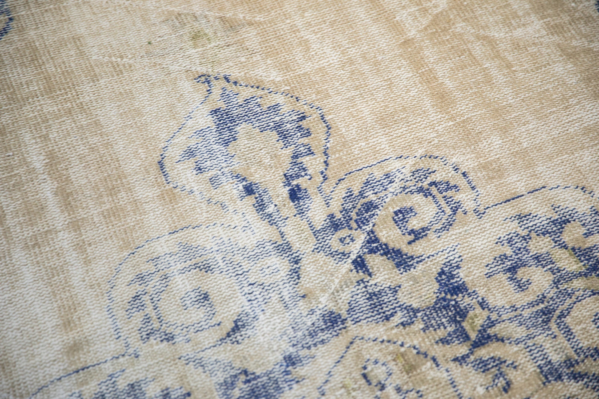 7x10 Vintage Distressed Oushak Carpet