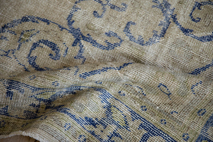 7x10 Vintage Distressed Oushak Carpet