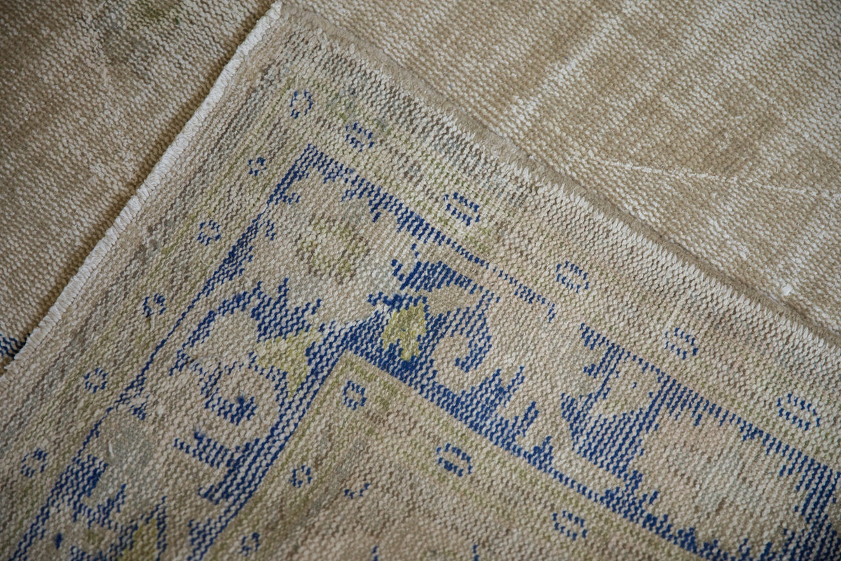 7x10 Vintage Distressed Oushak Carpet
