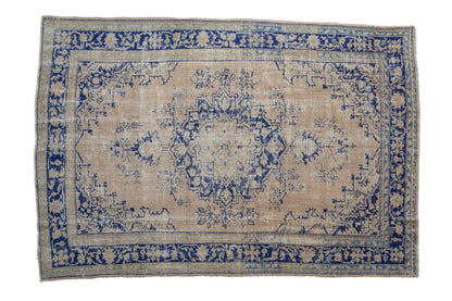 6.5x9.5 Vintage Distressed Oushak Carpet