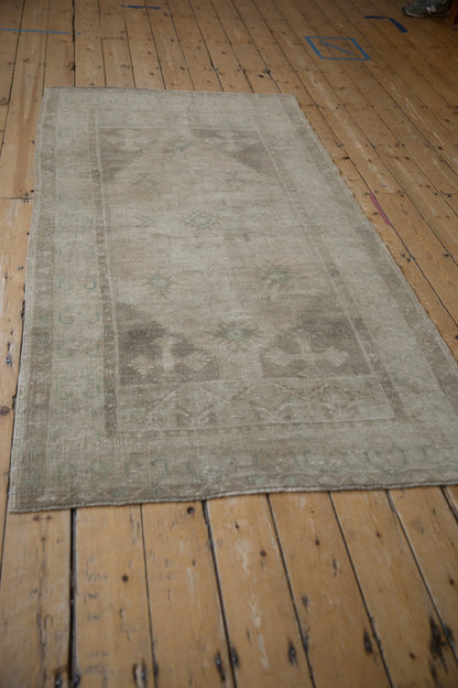 4x7.5 Vintage Distressed Oushak Rug