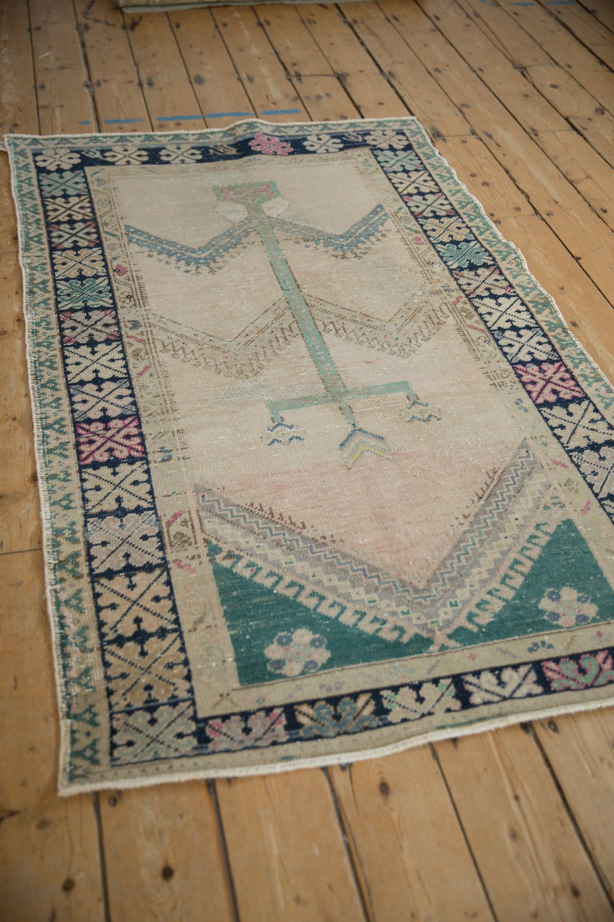 3.5x6 Vintage Distressed Oushak Rug