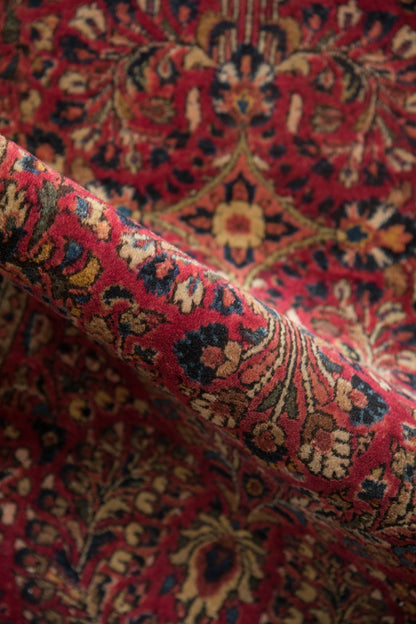 2x4 Vintage German Sarouk Rug Runner