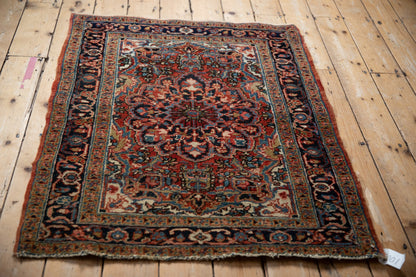 3x4 Vintage Fine Heriz Square Rug