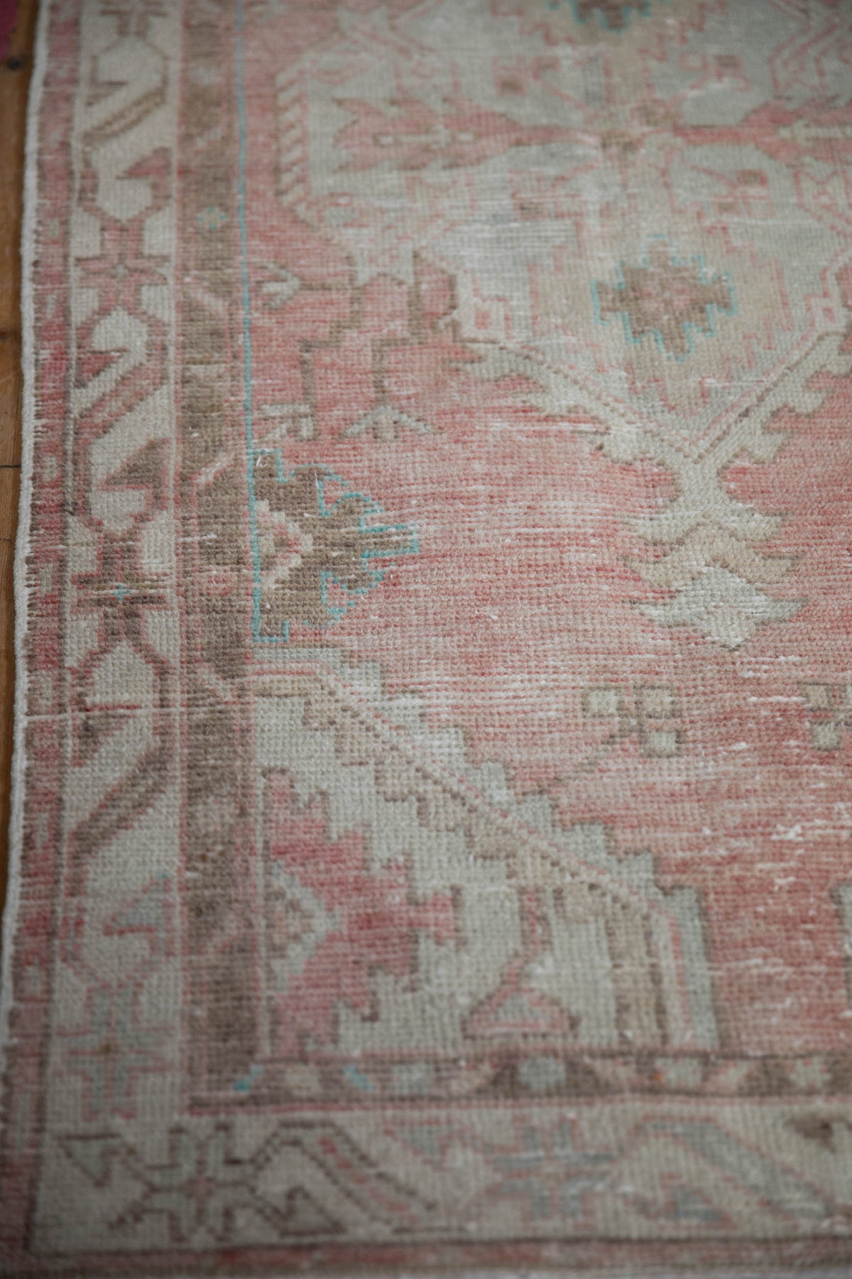 2.5x5.5 Vintage Distressed Oushak Rug Runner