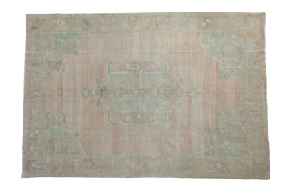 5.5x8.5 Vintage Distressed Oushak Carpet