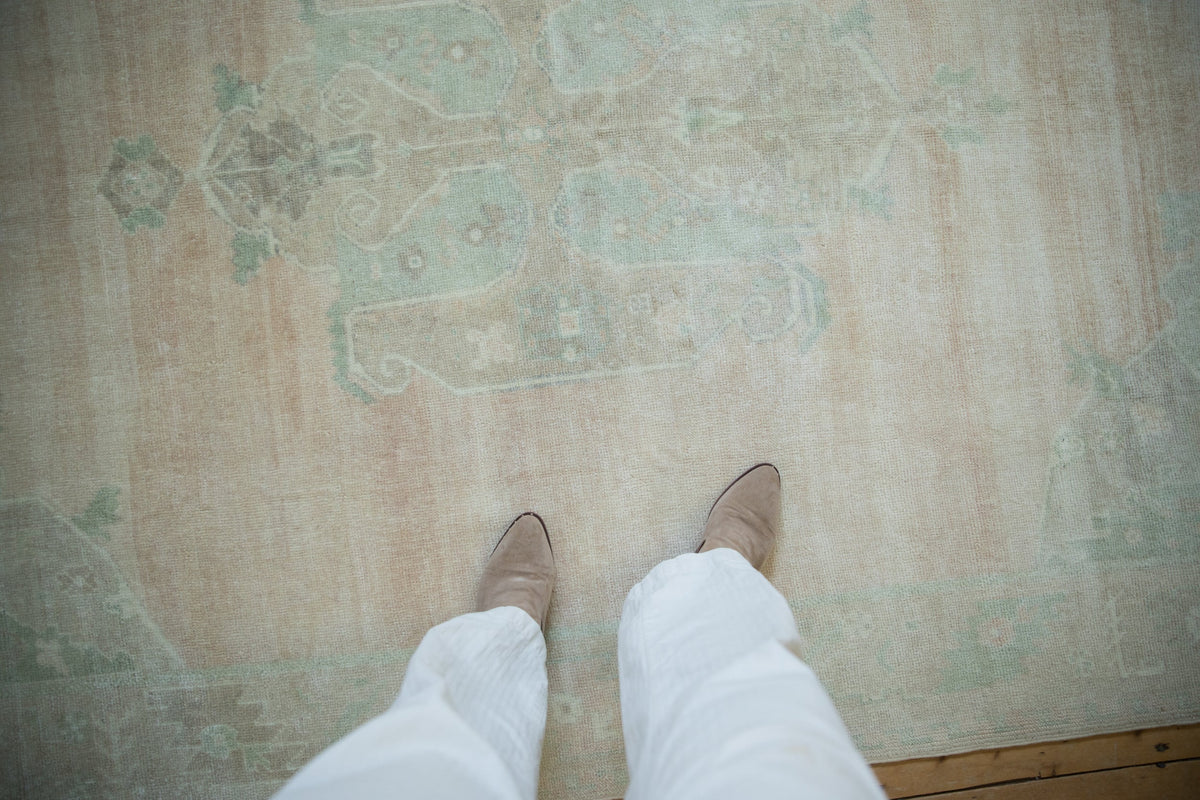 5.5x8.5 Vintage Distressed Oushak Carpet
