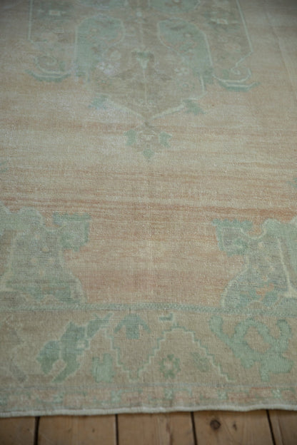 5.5x8.5 Vintage Distressed Oushak Carpet