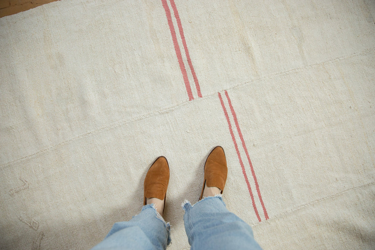 5.5x8.5 Vintage Hemp Kilim Carpet
